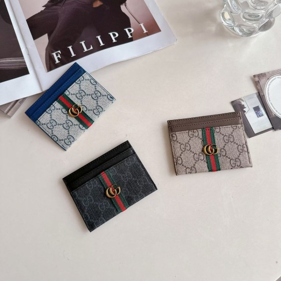 Fashion Leather Card Holder Storage Bank Credit Cash Card ID Card Passport Holders Bag Organizer Case Wallet Pocket Purse